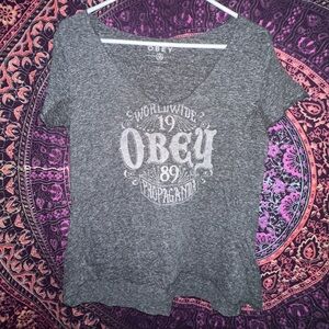 Obey Graphic Top